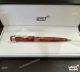 New Mont Blanc Rouge Et Noir Marble Special Edition Rollerball Pen Marble Pens (2)_th.jpg